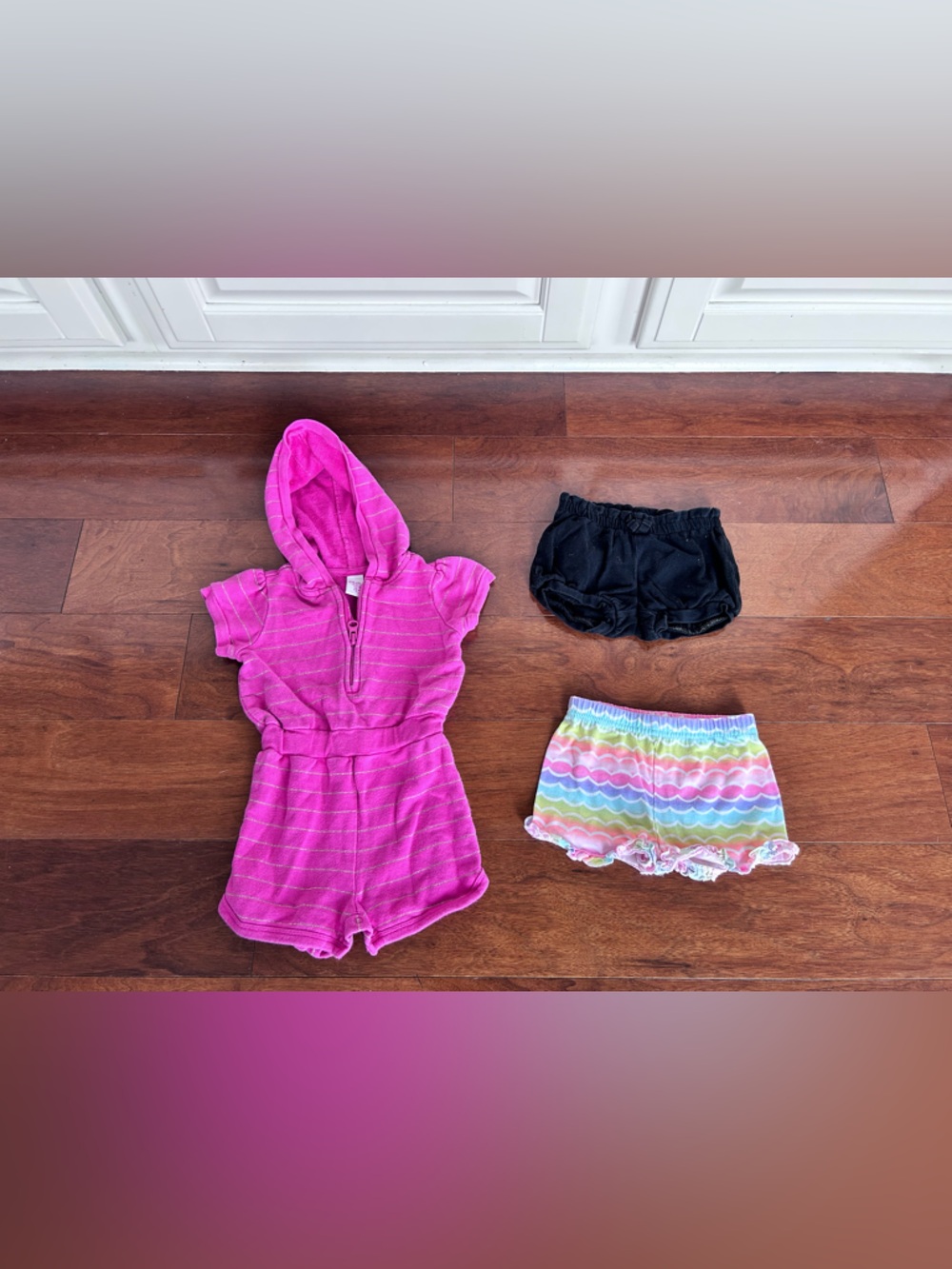 Old Navy baby girl 6-12 months romper shorts clothes clothing bundle lot